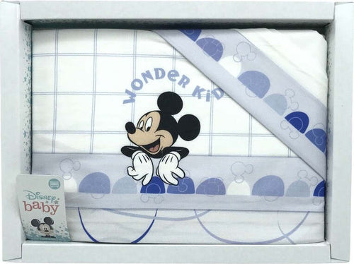 Lenzuola-lettino-neonato-Topolino-Wonder-Kids-Disney