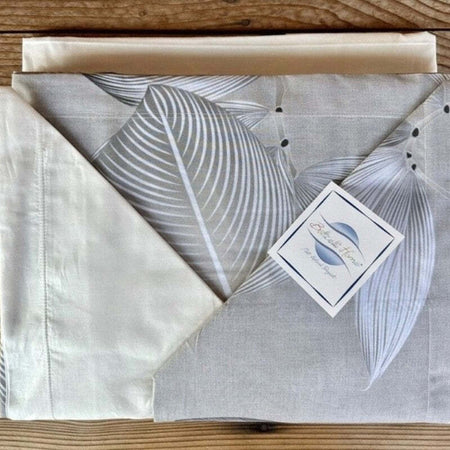 Lenzuola-matrimoniali-Botticelli-Home-in-100%-cotone-Foglie