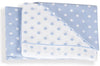 Completo Sfilabile PONY Italbaby Pois 4 Pz. Azzurro