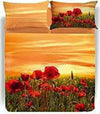 Lenzuolo Papaveri  Matrimoniale Casa e cucina/Tessili per la casa/Biancheria da letto/Lenzuola e federe/Set di lenzuola e federe Biancheria Arredo Home - Nola, Commerciovirtuoso.it