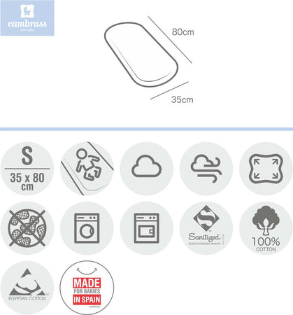 Lenzuolo Regolabile-Cestone/Pa 35X80X1 Cm Liso E Bianco Casa e cucina/Tessili per la casa/Biancheria per culle e lettini/Biancheria bebè/Lenzuola da culla La Casa Del Bebè - Napoli, Commerciovirtuoso.it