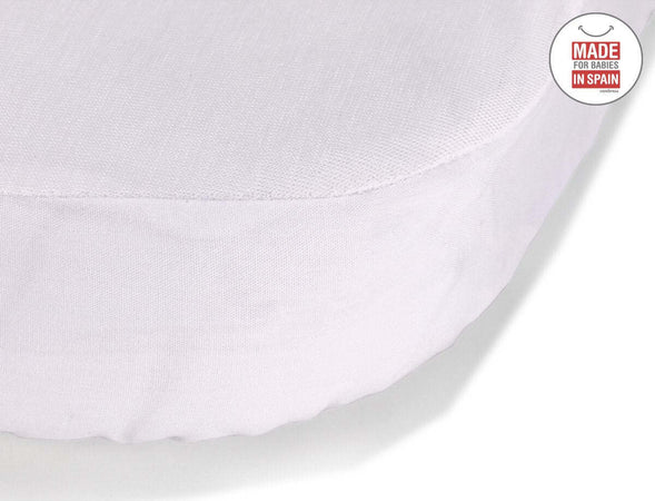 Lenzuolo Regolabile Impermeabile Tencel Culla 50X82X1 Cm Liso E Rosa Casa e cucina/Tessili per la casa/Biancheria per culle e lettini/Biancheria bebè/Lenzuola da culla La Casa Del Bebè - Napoli, Commerciovirtuoso.it