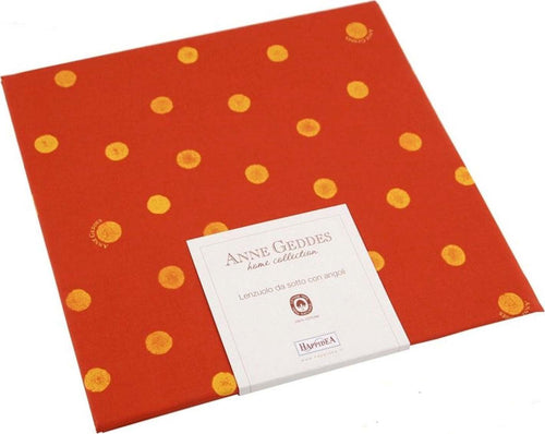 Lenzuolo-Sotto-con-angoli-Piazza-e-Mezzo-Anna-Geddes-Orange