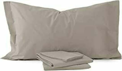 Lenzuolo Tinta Unita Percalle Di Cotone Var. Tortora Matrimoniale Casa e cucina/Tessili per la casa/Biancheria da letto/Lenzuola e federe/Set di lenzuola e federe Biancheria Arredo Home - Nola, Commerciovirtuoso.it