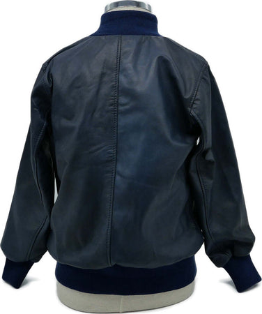 Leo---Bomber-Bambino-Blu-in-vera-pelle