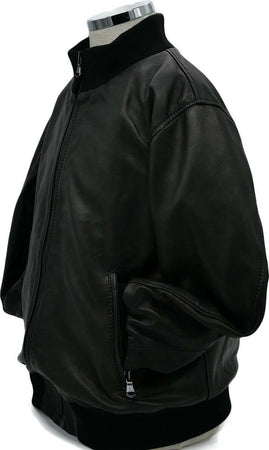 Leo---Bomber-Bambino-Nero-in-vera-pelle