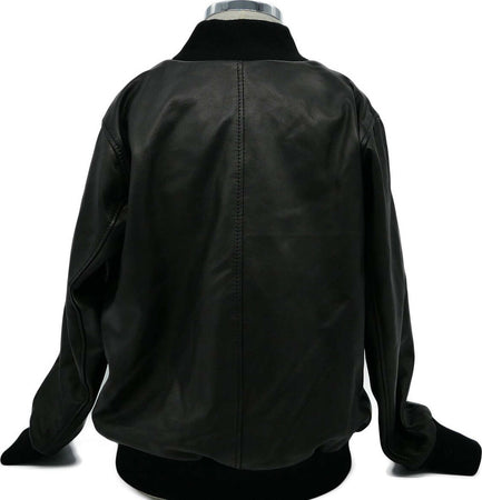 Leo---Bomber-Bambino-Nero-in-vera-pelle
