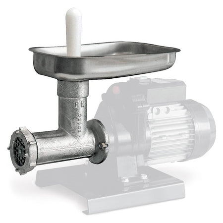 Accessorio Professionale "REBER" Tritacarne per motore elettrico in acciaio inox