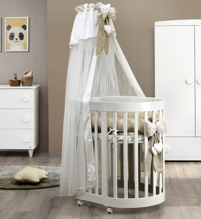 Kit Trasformazione Fasciatoio-Letto C/PVC Cuoricini Leonardo