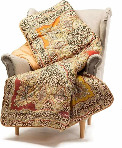 Leopard-Caleffi-Plaid-Scaldotto-Trapuntato-130x170cm-Cotone-Ottima-Idea-Regalo
