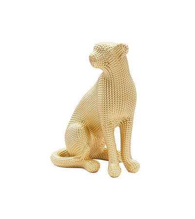 Scultura leopardo decorativo in poliresina per decorazioni ambienti