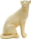 Leopardo Gold Cm 23X15,5X29 Casa e cucina/Decorazioni per interni/Accessori decorativi/Soprammobili Led Mall Home - Napoli, Commerciovirtuoso.it