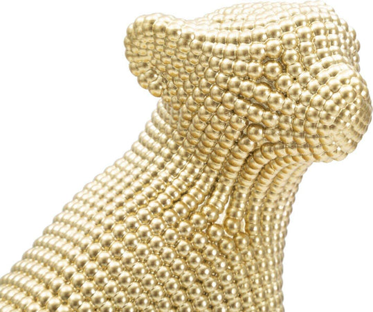 Leopardo Gold Cm 23X15,5X29 Casa e cucina/Decorazioni per interni/Accessori decorativi/Soprammobili Led Mall Home - Napoli, Commerciovirtuoso.it
