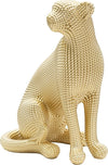 Leopardo Gold Cm 23X15,5X29 Casa e cucina/Decorazioni per interni/Accessori decorativi/Soprammobili Led Mall Home - Napoli, Commerciovirtuoso.it