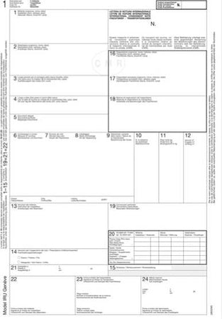 Lettera di vettura internazionale CMR MC - 12'' x 24 cm - 5 copie autoric. - DU18930M500 - Data Ufficio [multipack] 50 pezzi Cancelleria e prodotti per ufficio/Archivio ufficio e accessori per scrivania/Modulistica e conservazione registri/Libri e registri contabili Eurocartuccia - Pavullo, Commerciovirtuoso.it