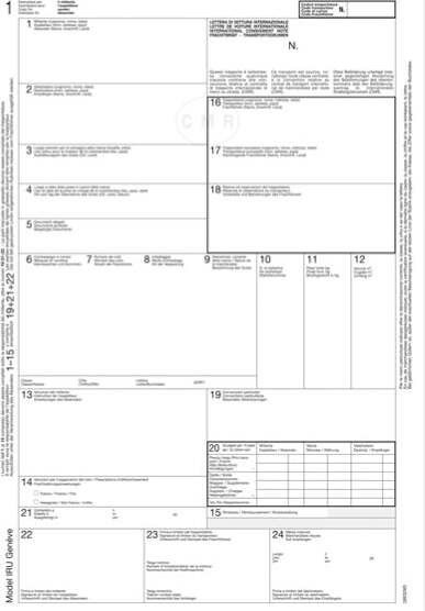 Lettera di vettura internazionale CMR MC - 12'' x 24 cm - 5 copie autoric. - DU18930M500 - Data Ufficio [multipack] 50 pezzi Cancelleria e prodotti per ufficio/Archivio ufficio e accessori per scrivania/Modulistica e conservazione registri/Libri e registri contabili Eurocartuccia - Pavullo, Commerciovirtuoso.it