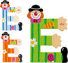 Lettera-E-Clown-Figurina-Multicolore-Assortito-Trudi
