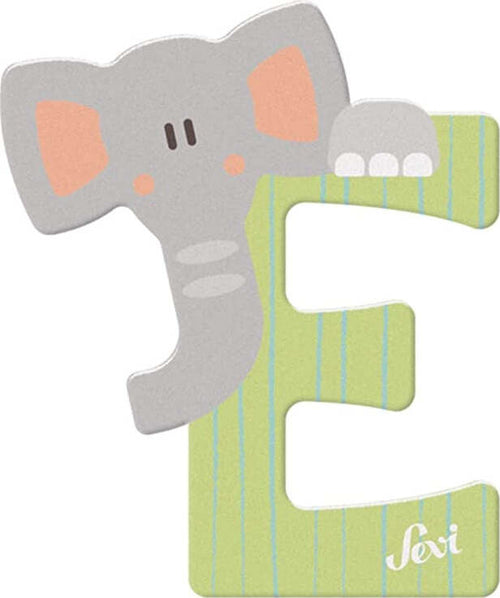 Lettera-E-elefante-Figurina-Multicolore-Assortito-Trudi
