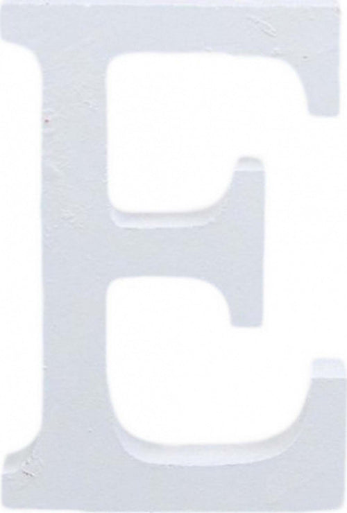 LETTERA E IN LEGNO BIANCO DECORAZIONE CONFETTATA MATRIMONIO COMPLEANNO WEDDING Casa e cucina/Hobby creativi/Lavorazione del legno/Lettere e numeri Trade Shop italia - Napoli, Commerciovirtuoso.it