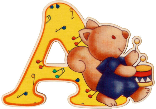 Lettera in legno A