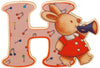 Lettera in legno H Dida