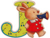 Lettera in legno J Dida