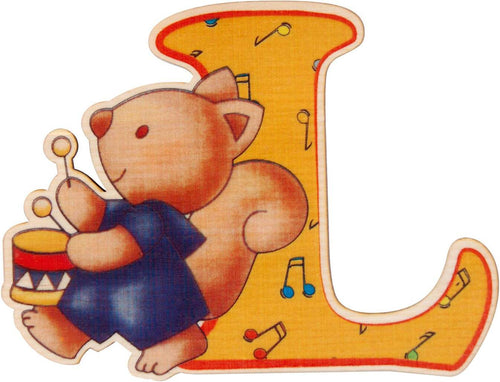 Lettera in legno L