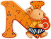Lettera in legno N Dida