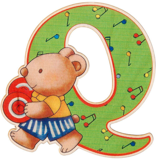 Lettera in legno Q Dida