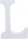 LETTERA L IN LEGNO BIANCO DECORAZIONE CONFETTATA MATRIMONIO COMPLEANNO PROMESSA Casa e cucina/Hobby creativi/Lavorazione del legno/Lettere e numeri Trade Shop italia - Napoli, Commerciovirtuoso.it