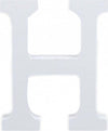 LETTERE ALFABETO LETTERA H IN LEGNO BIANCO H 11 CM DECORAZIONE ARREDO WEDDING Casa e cucina/Hobby creativi/Lavorazione del legno/Lettere e numeri Trade Shop italia - Napoli, Commerciovirtuoso.it