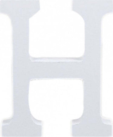 LETTERE ALFABETO LETTERA H IN LEGNO BIANCO H 11 CM DECORAZIONE ARREDO WEDDING Casa e cucina/Hobby creativi/Lavorazione del legno/Lettere e numeri Trade Shop italia - Napoli, Commerciovirtuoso.it