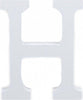 LETTERE ALFABETO LETTERA H IN LEGNO BIANCO H 11 CM DECORAZIONE ARREDO WEDDING Casa e cucina/Hobby creativi/Lavorazione del legno/Lettere e numeri Trade Shop italia - Napoli, Commerciovirtuoso.it