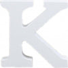 Lettere-Alfabeto-Lettera-K-In-Legno-Bianco-H-11-Cm-Decorazione-Arredo-Wedding