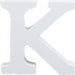 Lettere-Alfabeto-Lettera-K-In-Legno-Bianco-H-11-Cm-Decorazione-Arredo-Wedding
