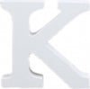 Lettere-Alfabeto-Lettera-K-In-Legno-Bianco-H-11-Cm-Decorazione-Arredo-Wedding
