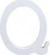 Lettere-Alfabeto-Lettera-Q-In-Legno-Bianco-H-11-Cm-Decorazione-Arredo-Wedding