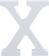 Lettere-Alfabeto-Lettera-X-In-Legno-Bianco-H-11-Cm-Decorazione-Arredo-Wedding
