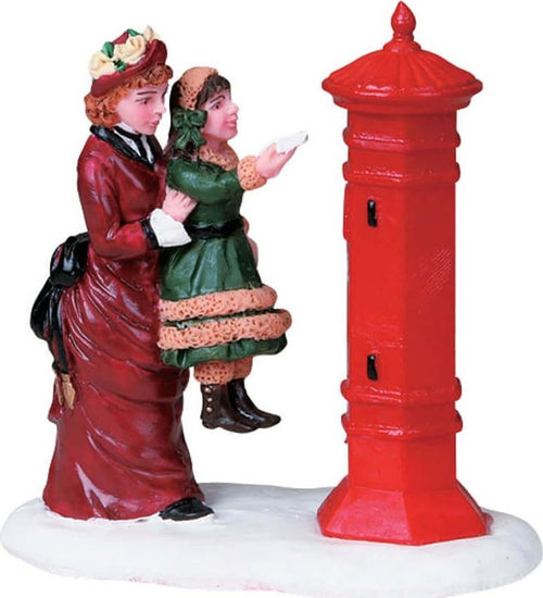 Letterina a Babbo Natale, personaggi per villaggio di Natale in Poliresina‎ Casa e cucina/Decorazioni per interni/Addobbi e decorazioni per ricorrenze/Decorazioni natalizie/Oggettistica MagiediNatale.it - Altamura, Commerciovirtuoso.it