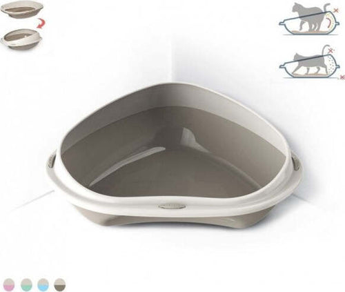 Lettiera Lettiere Per Gatti Gatto Ad Angolo Igiene Toelettatura Bordi Rialzati Prodotti per animali domestici/Gatti/Lettiere e accessori/Contenitori per lettiere e cassette igieniche Trade Shop italia - Napoli, Commerciovirtuoso.it