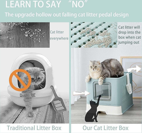 Lettiera Per Gatti Con Ingresso Dall'alto Coperchio Toilette Paletta In Plastica Prodotti per animali > Prodotti per Gatti > Lettiere Trade Shop italia - Napoli, Commerciovirtuoso.it