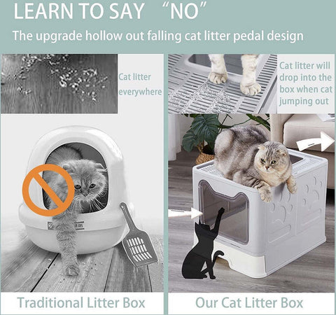 Lettiera Per Gatti Con Ingresso Dall'alto Coperchio Toilette Paletta In Plastica Prodotti per animali > Prodotti per Gatti > Lettiere Trade Shop italia - Napoli, Commerciovirtuoso.it