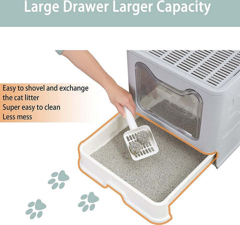 Lettiera Per Gatti Con Ingresso Dall'alto Coperchio Toilette Paletta In Plastica Prodotti per animali > Prodotti per Gatti > Lettiere Trade Shop italia - Napoli, Commerciovirtuoso.it