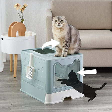 Lettiera Per Gatti Con Ingresso Dall'alto Coperchio Toilette Paletta In Plastica Prodotti per animali > Prodotti per Gatti > Lettiere Trade Shop italia - Napoli, Commerciovirtuoso.it