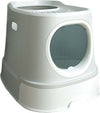 Lettiera-Per-Gatti-Toilette-Estraibile-Cassetto-Paletta-Antispruzzo-Sportello