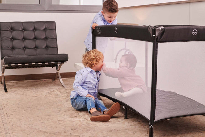 Lettino da Campeggio MS Essential Grigio Scuro Casa e cucina/Arredamento/Cameretta bambini/Lettini per neonati e bambini/Lettini con sbarre La Casa Del Bebè - Napoli, Commerciovirtuoso.it