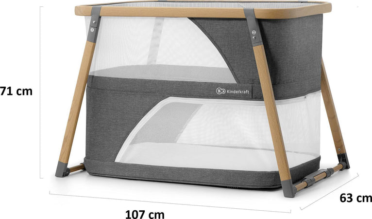 Lettino da Viaggio 4 in 1 SOFI Kinderkraft Casa e cucina/Arredamento/Cameretta bambini/Lettini per neonati e bambini/Culle/Culla da trasporto La Casa Del Bebè - Napoli, Commerciovirtuoso.it