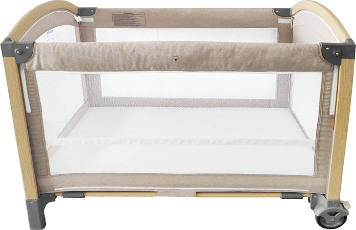 Lettino da viaggio Kikkaboo Tender Beige 2 livelli Casa e cucina/Arredamento/Cameretta bambini/Lettini per neonati e bambini/Culle/Culla da trasporto La Casa Del Bebè - Napoli, Commerciovirtuoso.it