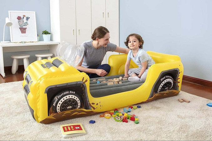 Lettino Gonfiabile Bambini Jeep Fuoristrada 160x84x58cm Materasso Floccato 67714 Giochi e giocattoli/Sport e giochi all'aperto/Giochi aquatici e piscine per bambini/Canotti e gonfiabili galleggianti Trade Shop italia - Napoli, Commerciovirtuoso.it