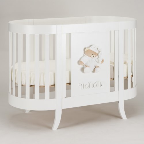 Lettino Ovale Nanan Bianco